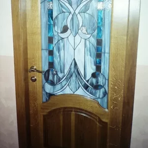 Изготовление дверей в стиле ТИффани.