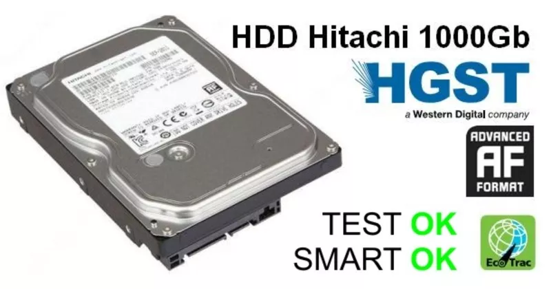 Жесткий диск,  HDD Hitachi 1000Gb,  32Mb,  7200,  SATA III